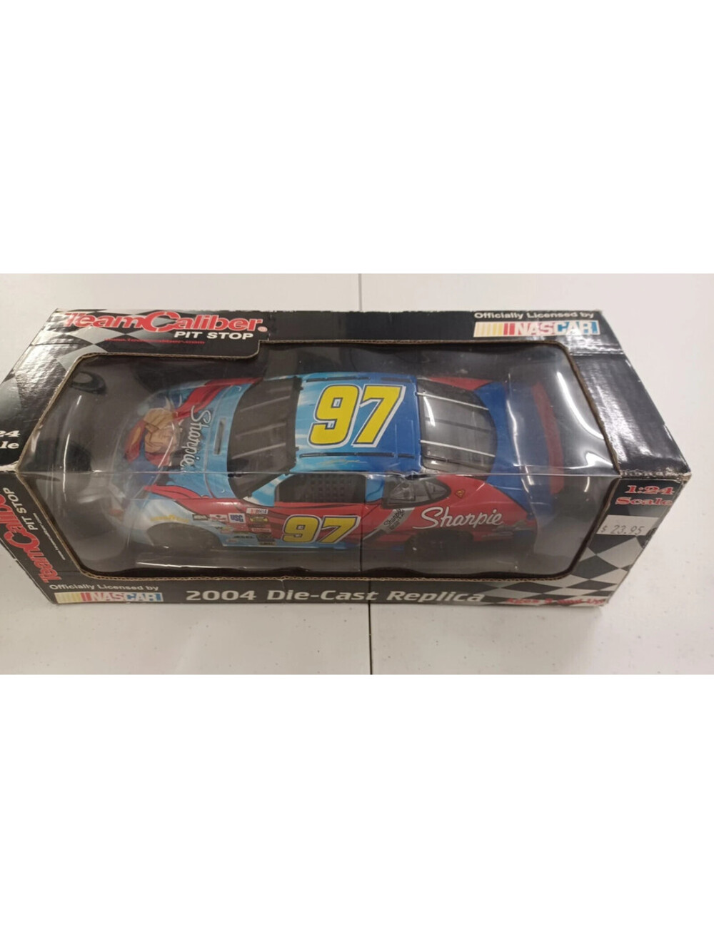 NASCAR Team Caliber 2004 Kurt Busch #97 Superman 1/24 Diecast Car SB